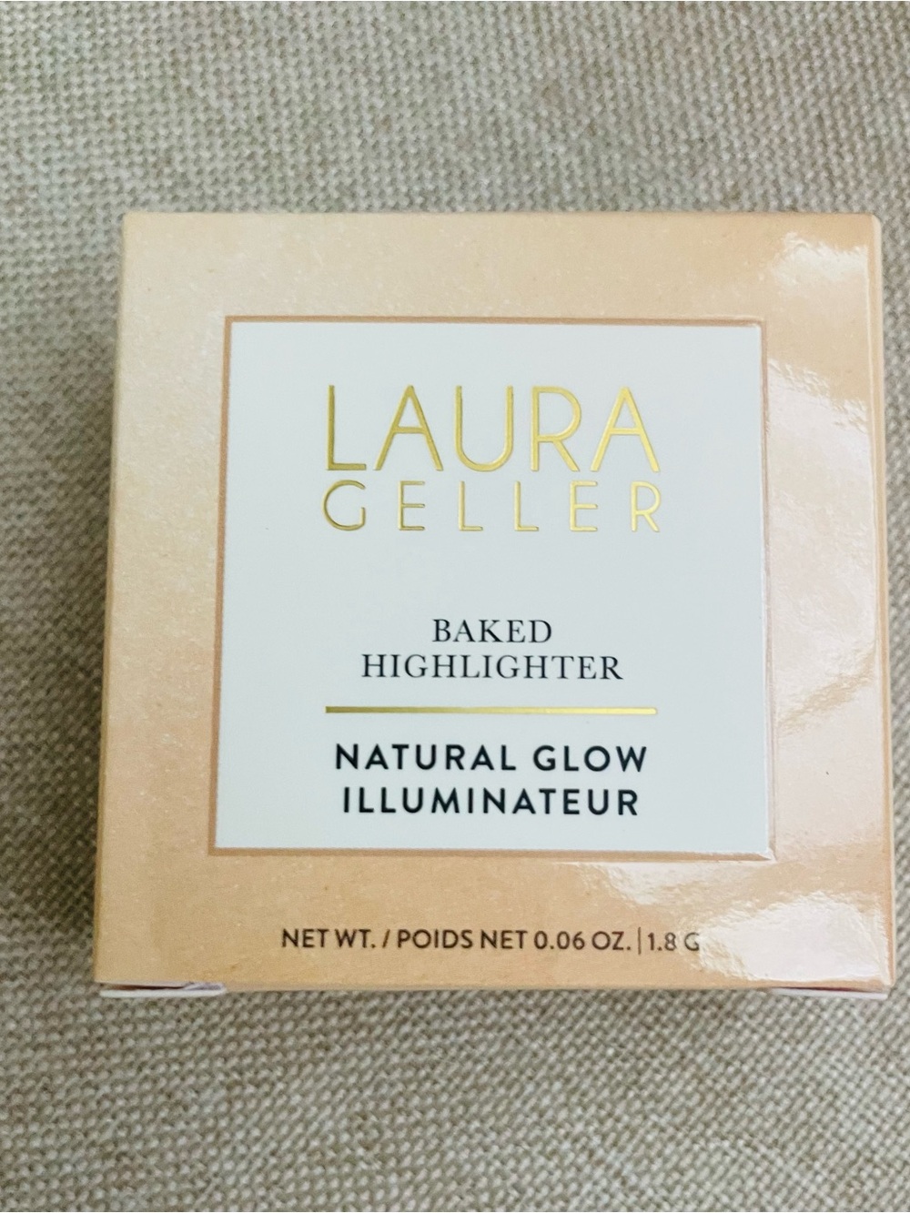 Laura Geller Baked Highlighter Natural Glow Illuminator 0.06 oz 1.8g NEW